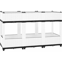 Fioriera Rialzata 120x40x71 cm in Polipropilene vidaXL 1086