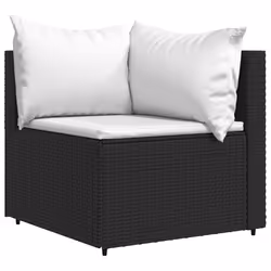 Divani Angolari da Giardino con Cuscini 2pz in Polyrattan Nerocod mxl 82183 - Vista aggiuntiva 3