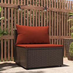 Questa poltrona centrale da giardino alla moda, caratterizzata da un design elegante e contemporaneo, è un'ottima scelta per  ...
