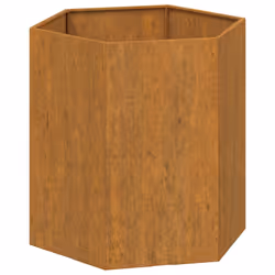 Fioriera Ruggine 40x40x45 cm Acciaio Cortencod mxl 130511 - Vista aggiuntiva 2