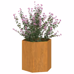 Fioriera Ruggine 40x40x45 cm Acciaio Cortencod mxl 130511 - Vista aggiuntiva 3
