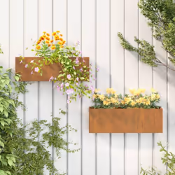 Queste fioriere da parete sono ideali per gli appassionati del fai da te che desiderano decorare il proprio giardino, balcone ...