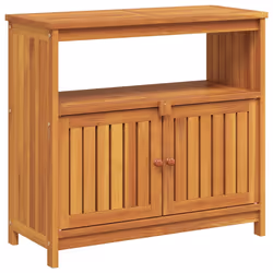 Tavolo Consolle da Giardino 80x35x75 cm Legno Massello Acaciacod mxl 78428