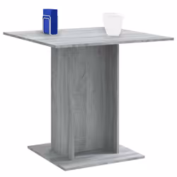 vidaXL Tavolo da Pranzo grigio sonoma 80x80x75 cm in Legno Multistrato - Vista aggiuntiva 3