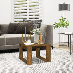 Vidaxl - Tavolino Rovere Fumo 50x50x35 cm in Legno Multistrato 208772