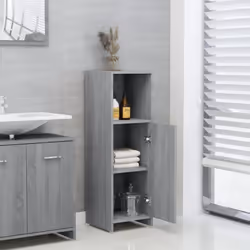 Questo mobile da bagno, dotato di ampio spazio di stoccaggio, è un'ottima aggiunta al vostro bagno, aggiungendo un aspetto or ...