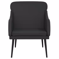 vidaXL Poltrona Nera 63x76x80 cm Similpelle - Vista aggiuntiva 3