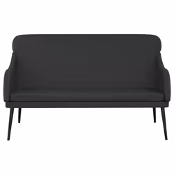 Panca Nera 110x76x80 cm in Similpellecod mxl 94617