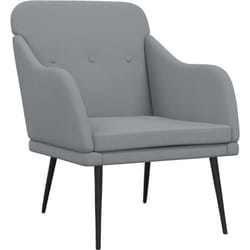 Vidaxl - Poltrona Grigio Chiaro 63x76x80 cm in Tessuto