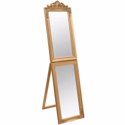 Questo specchio autoportante, con il suo stile barocco elegante, sarà un ottimo complemento decorativo al vostro ingresso, ca ...