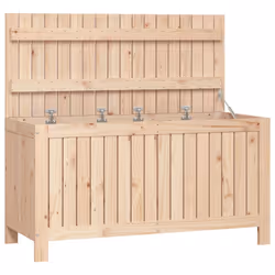 vidaXL Contenitore da Giardino 115x49x60 cm in Legno Massello di Pino - Vista aggiuntiva 2