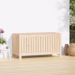 vidaXL Contenitore da Giardino 115x49x60 cm in Legno Massello di Pino - Vista aggiuntiva 3