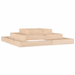 vidaXL Fioriera 110x110x27 cm in Legno Massello di Pino - Vista aggiuntiva 2