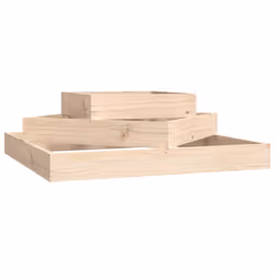 vidaXL Fioriera 83x83x27 cm in Legno Massello di Pino - Vista aggiuntiva 2