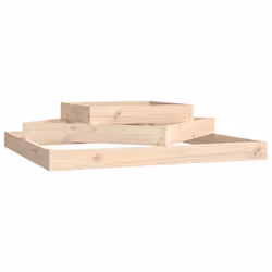 vidaXL Fioriera 112x112x27 cm in Legno Massello di Pino - Vista aggiuntiva 2