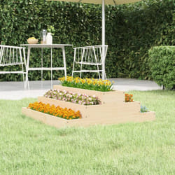 Vidaxl - Fioriera 80x80x27 cm in Legno Massello di Pino 5405