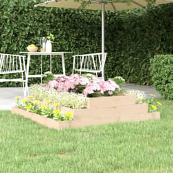 Vidaxl - Fioriera 110x110x27 cm in Legno Massello di Pino 7492