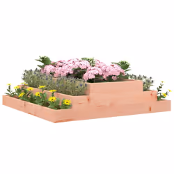 vidaXL Fioriera 110x110x27 cm in Legno Massello di Douglas - Vista aggiuntiva 3