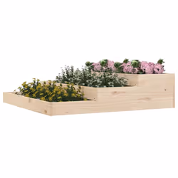 vidaXL Fioriera 107x107x27 cm in Legno Massello di Pino - Vista aggiuntiva 3