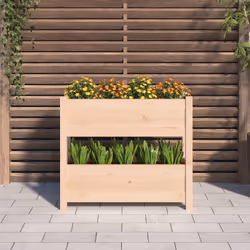 vidaXL Fioriera 77x25x66 cm in Legno Massello di Pino - Vista aggiuntiva 3