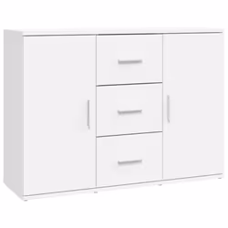 Credenza Bianca 91x29,5x65 cm in Legno Multistratocod mxl 78343