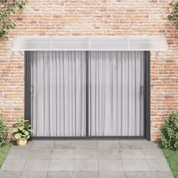 Tettoia per Porta Grigia 350x100 cm in Policarbonatocod mxl 71077 - Vista aggiuntiva 3