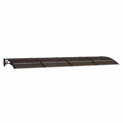 Tettoia per Porta Nera 350x100 cm in Policarbonatocod mxl 104461 - Vista aggiuntiva 2