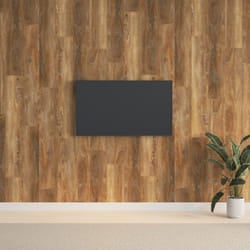 vidaXL Pannelli da Parete Effetto Legno Marrone PVC 2,06 m²