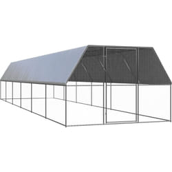 Vidaxl - Gabbia per Polli da Esterno 3x12x2 m in Acciaio Zincato