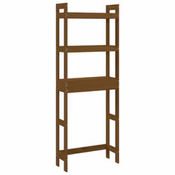 vidaXL Rastrelliera da Bagno Ambra 63x26x171 cm Legno Massello Pino - Vista aggiuntiva 2