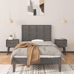 VidaXL 824740 testiera e pedana Grigio