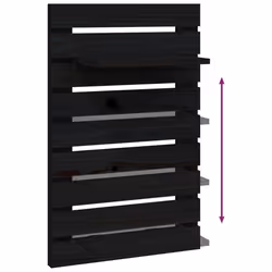 VidaXL 824772 scaffale Pino Nero - Vista aggiuntiva 8