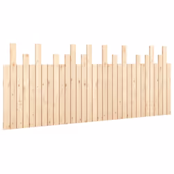 vidaXL Testiera da Parete 204x3x80 cm in Legno Massello di Pino - Vista aggiuntiva 2