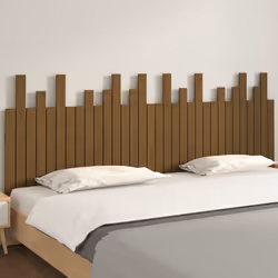 vidaXL Testiera da Parete Ambra 204x3x80 cm in Legno Massello di Pino - Vista aggiuntiva 3