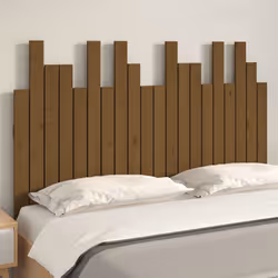 vidaXL Testiera da Parete Ambra 127,5x3x80cm in Legno Massello di Pino - Vista aggiuntiva 3