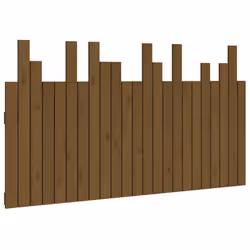 Testiera da Parete Miele 146,5x3x80cm in Legno Massello di Pinocod mxl 129444 - Vista aggiuntiva 2
