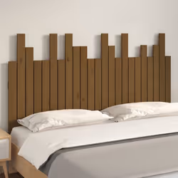 Testiera da Parete Miele 146,5x3x80cm in Legno Massello di Pinocod mxl 129444 - Vista aggiuntiva 3