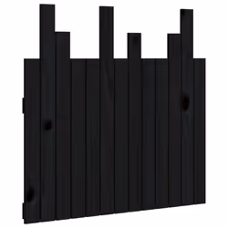 VidaXL 824807, Nero, Legno di pino, 825 mm, 80 cm, 30 mm