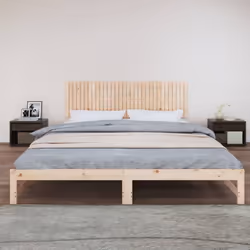 vidaXL Testiera da Parete 204x3x60 cm in Legno Massello di Pino - Vista aggiuntiva 3