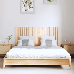 vidaXL Testiera da Parete 147x3x60 cm in Legno Massello di Pino - Vista aggiuntiva 3