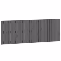 vidaXL Testiera da Parete Grigia 166x3x60 cm in Legno Massello di Pino - Vista aggiuntiva 2