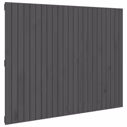 vidaXL Testiera da Parete Grigia 146,5x3x110cm Legno Massello di Pino - Vista aggiuntiva 2