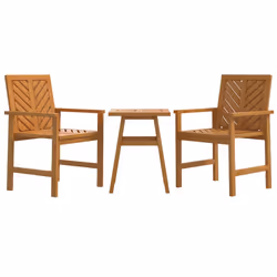 Set da Salotto da Giardino 3 pz in Legno Massello di Acaciacod mxl 104339 - Vista aggiuntiva 2