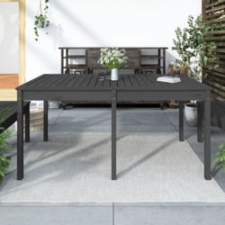 Tavolo da Giardino, Tavolo da Balcone Grigio 159,5x82,5x76 cm Legno Massello Pino vidaXL 2742