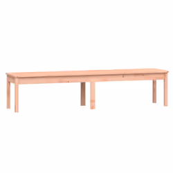 Panca da Giardino 2 Posti 203,5x44x45 cm Legno Massello Douglascod mxl 82294 - Vista aggiuntiva 2
