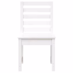 VidaXL 824026 sedia da esterno Terrazzo Legno di pino Bianco - Vista aggiuntiva 4