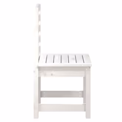 VidaXL 824026 sedia da esterno Terrazzo Legno di pino Bianco - Vista aggiuntiva 5