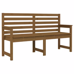 vidaXL Panca da Giardino Ambra 159,5x48x91,5 cm Legno Massello di Pino - Vista aggiuntiva 2