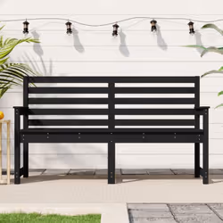 Questa classica panca da giardino in legno è perfetta per essere utilizzata all'esterno ed è pensata per diventare il punto f ...