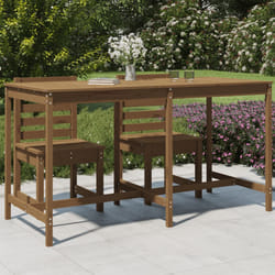 VidaXL 824105 tavolo da esterno Marrone